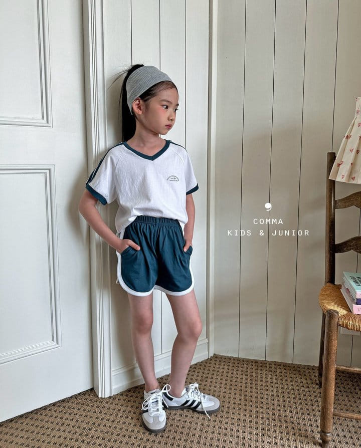 Comma - Korean Children Fashion - #fashionkids - Two Line Top Bottom Set - 6