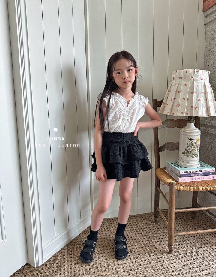 Comma - Korean Children Fashion - #kidsshorts - Sleeveless Blouse - 6