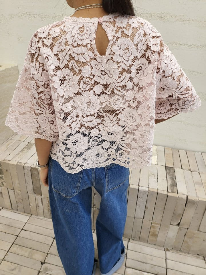 Corner0123 - Korean Women Fashion - #momslook - Flower Blouse - 2