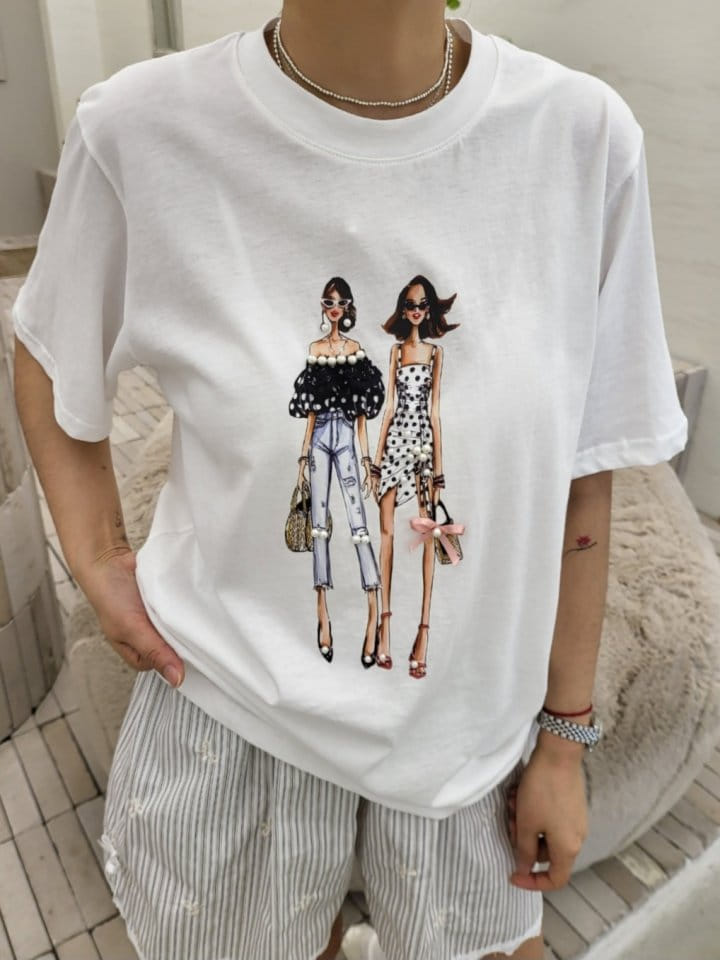 Corner0123 - Korean Women Fashion - #momslook - Celebrity Tee