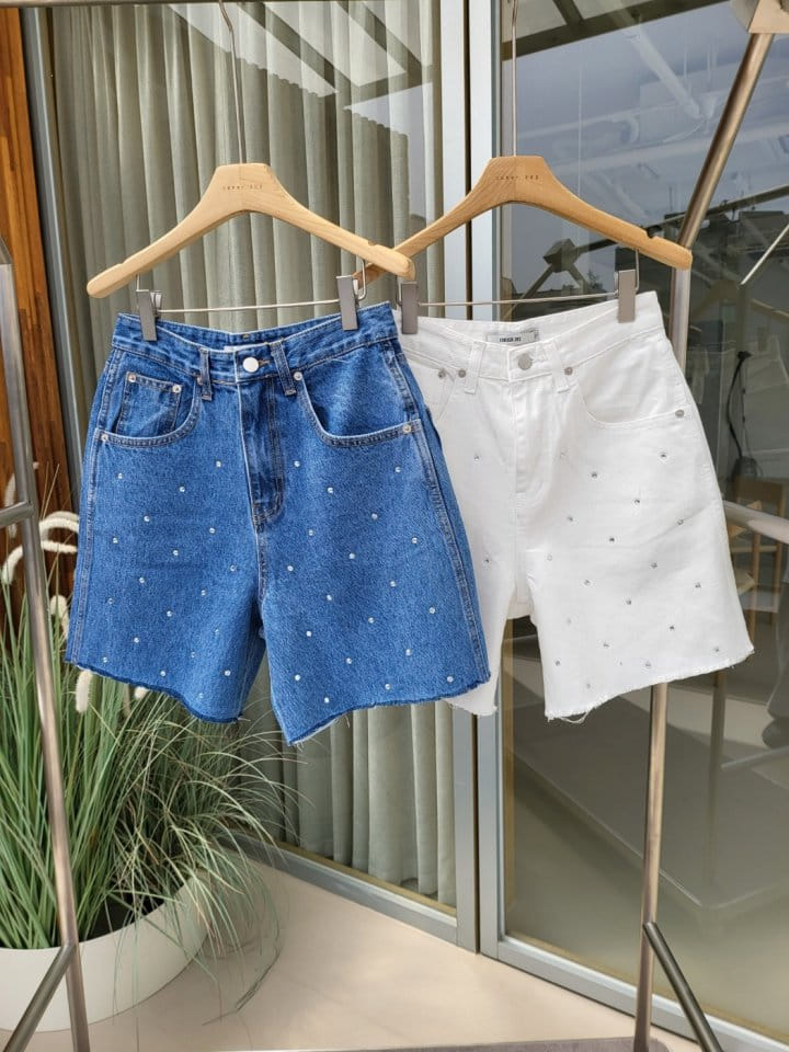 Corner0123 - Korean Women Fashion - #momslook - Cubic Shorts  - 5