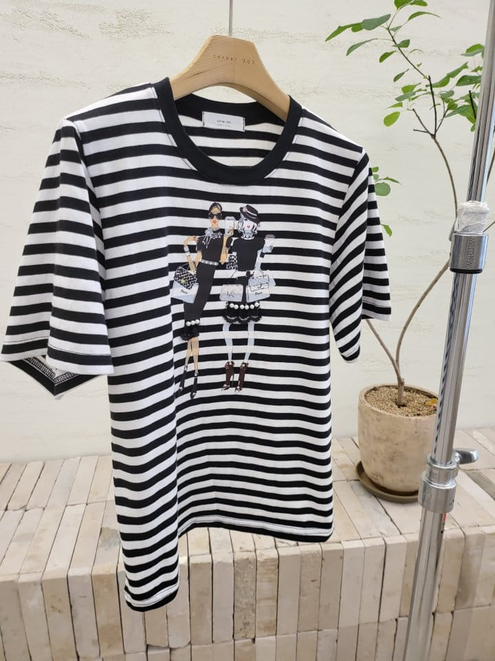 Corner0123 - Korean Women Fashion - #romanticstyle - Woman Tee - 4