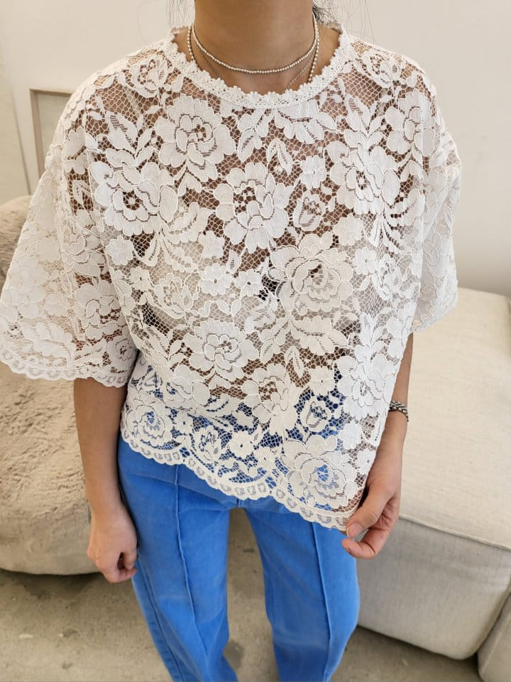 Corner0123 - Korean Women Fashion - #womensfashion - Flower Blouse - 3