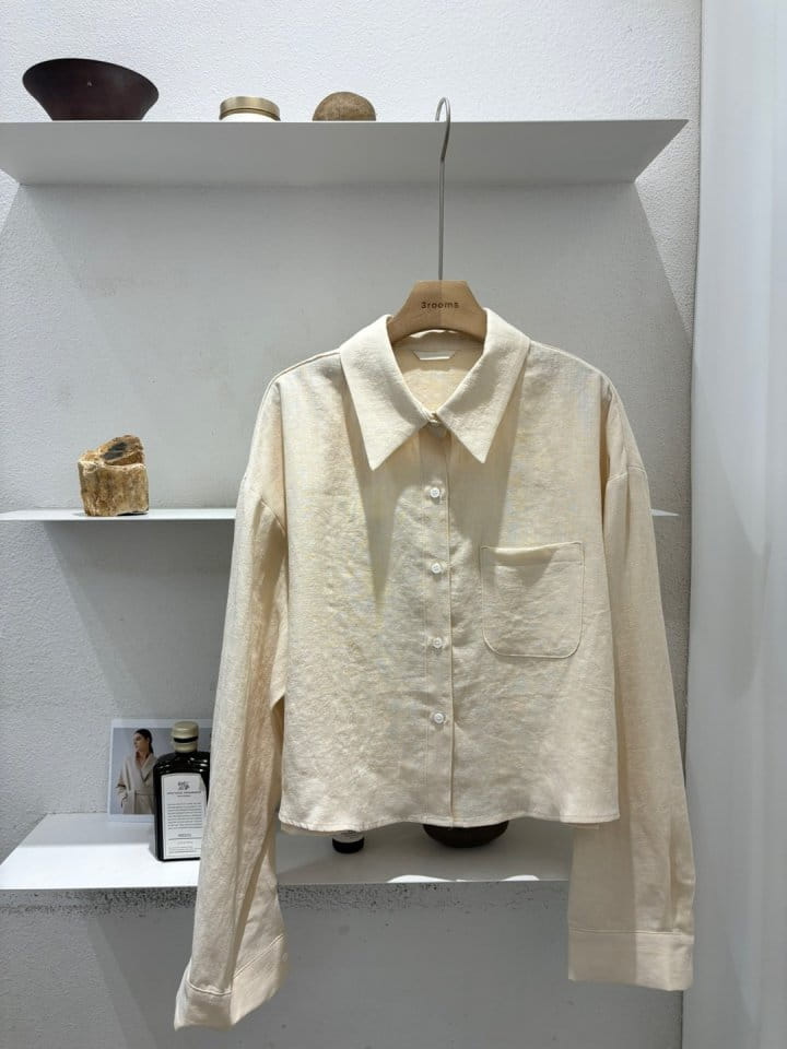 Cornerbloom - Korean Women Fashion - #womensfashion - L Crop Shirt - 8