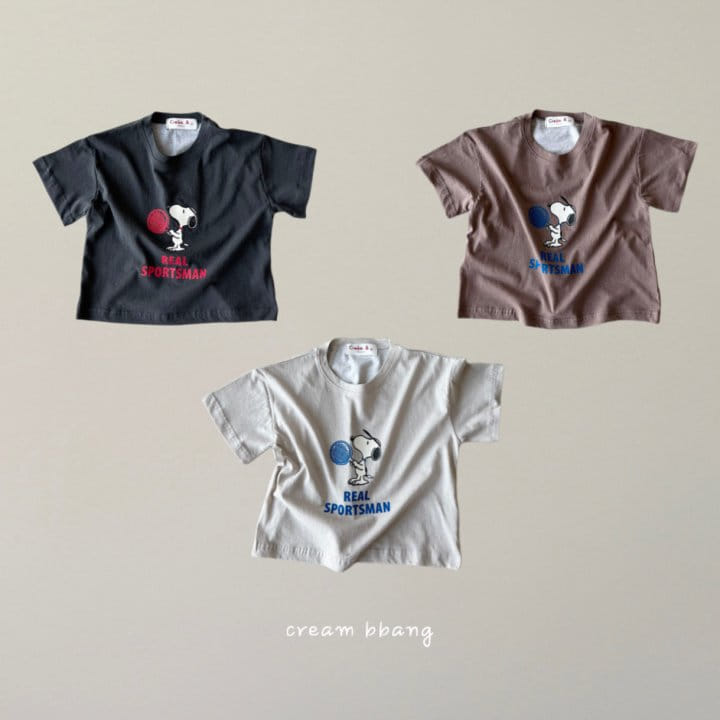 Cream Bbang - Korean Children Fashion - #Kfashion4kids - Tennis Short Sleeve Tee