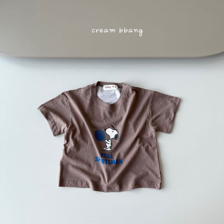 Cream Bbang - Korean Children Fashion - #childofig - Tennis Short Sleeve Tee - 7