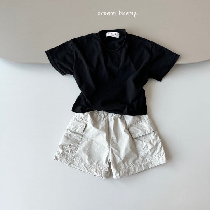 Cream Bbang - Korean Children Fashion - #childofig - Reach Washing Short Sleeve Tee - 5