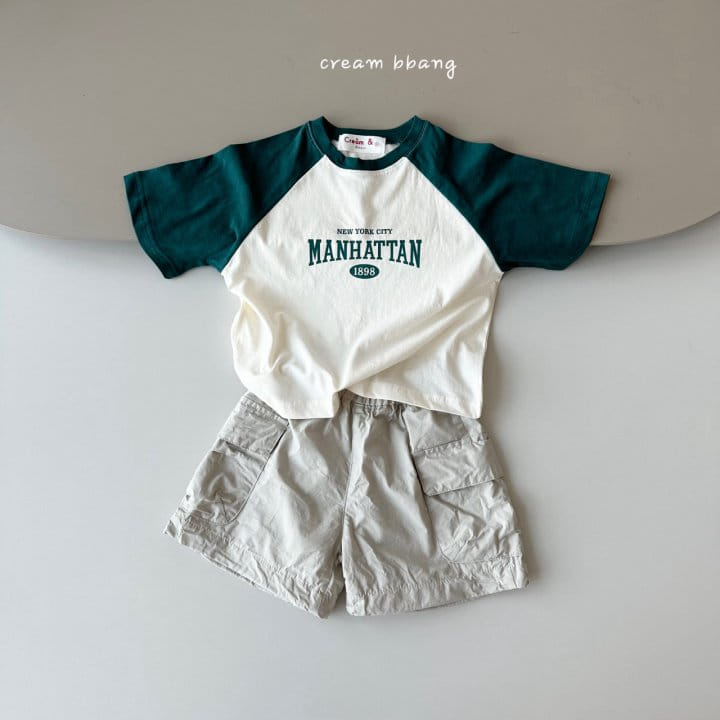 Cream Bbang - Korean Children Fashion - #designkidswear - Mahattan Raglan Tee - 4