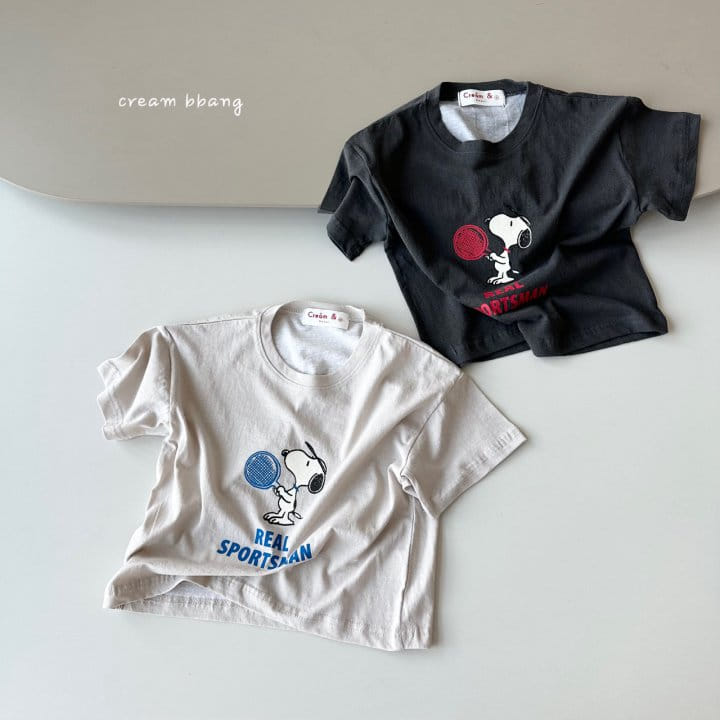 Cream Bbang - Korean Children Fashion - #fashionkids - Tennis Short Sleeve Tee - 11