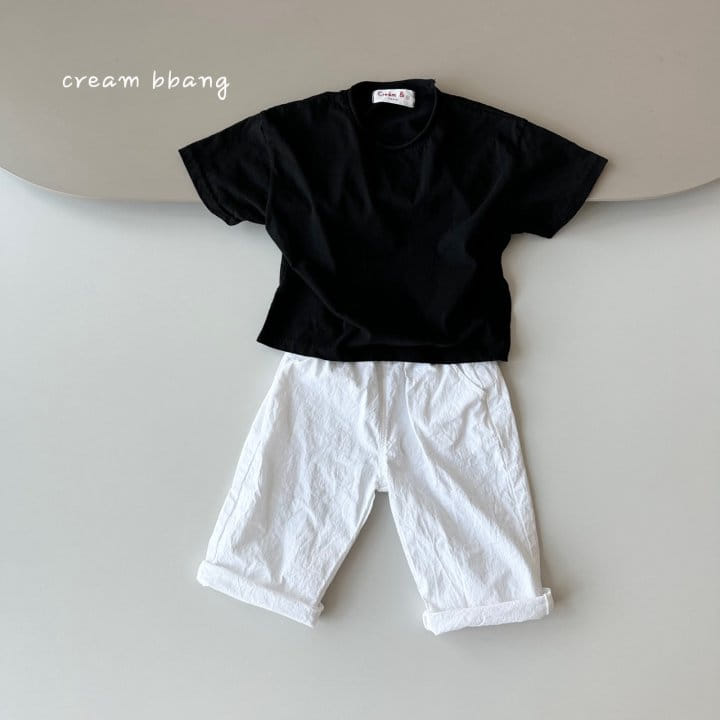 Cream Bbang - Korean Children Fashion - #fashionkids - Reach Washing Short Sleeve Tee - 9