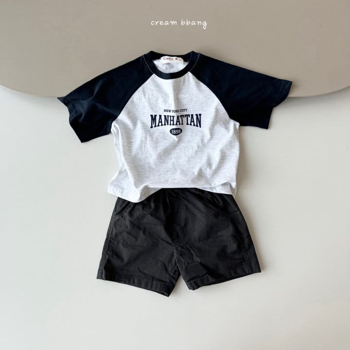 Cream Bbang - Korean Children Fashion - #fashionkids - Mahattan Raglan Tee - 5