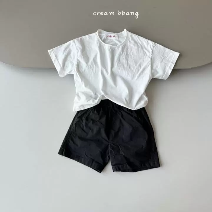 Cream Bbang - Korean Children Fashion - #kidsstore - Reach Washing Short Sleeve Tee - 11