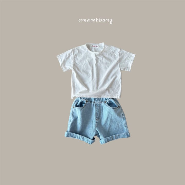 Cream Bbang - Korean Children Fashion - #littlefashionista - Lucky Denim Shorts - 9