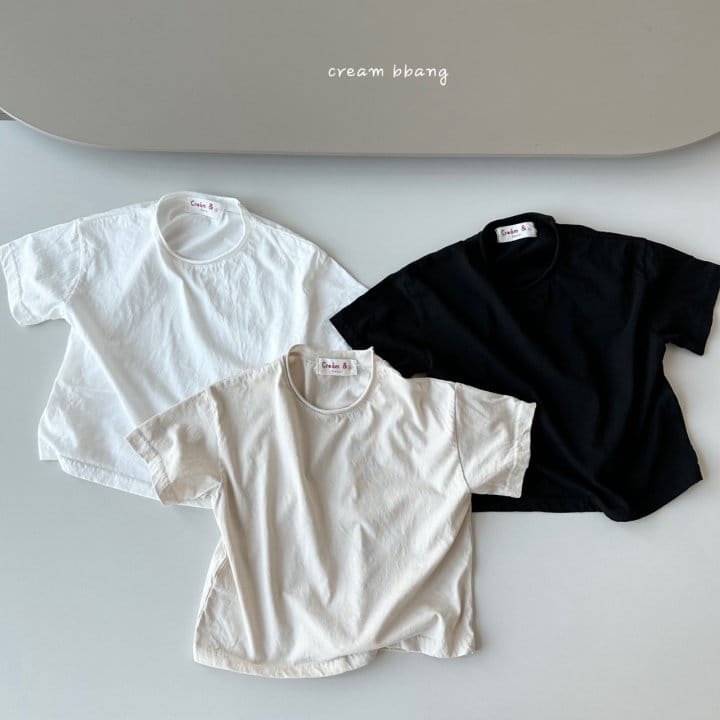 Cream Bbang - Korean Children Fashion - #magicofchildhood - Reach Washing Short Sleeve Tee