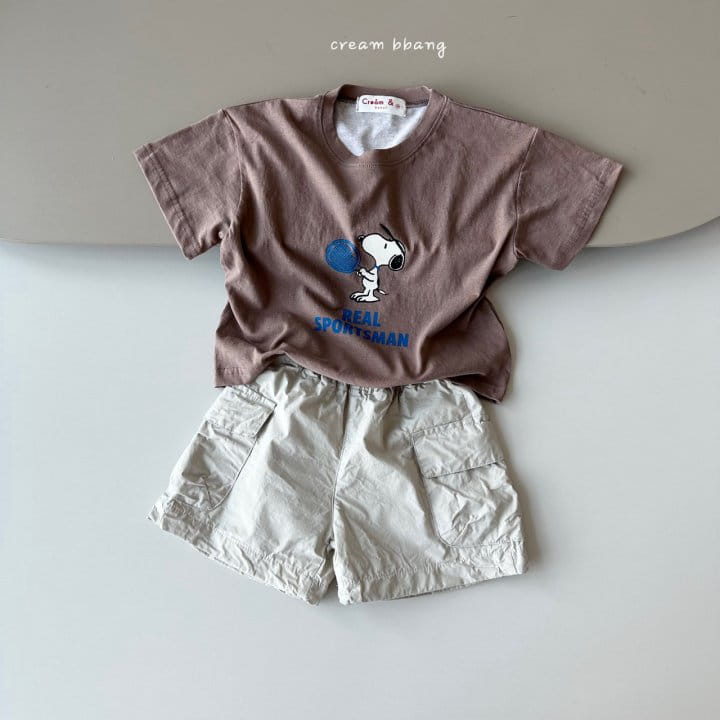 Cream Bbang - Korean Children Fashion - #magicofchildhood - Tennis Short Sleeve Tee - 4