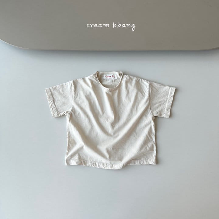 Cream Bbang - Korean Children Fashion - #minifashionista - Reach Washing Short Sleeve Tee - 2