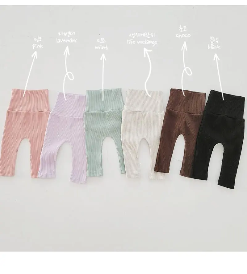 Daily Daily - Korean Baby Fashion - #babyfever - Dan Dan Bebe Stomachache Leggings - 5