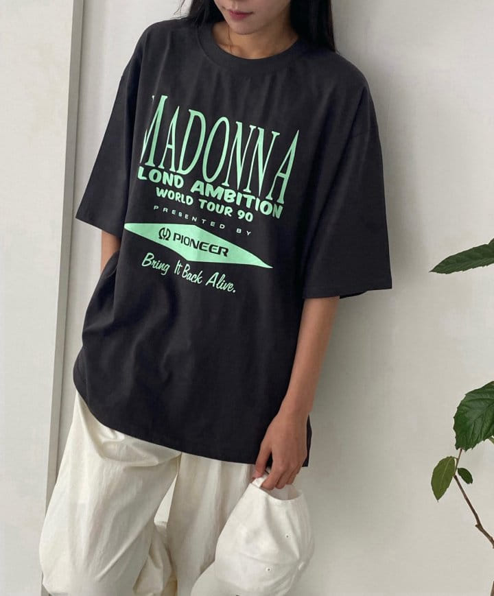 Diana - Korean Women Fashion - #momslook - Madonna Tee - 6