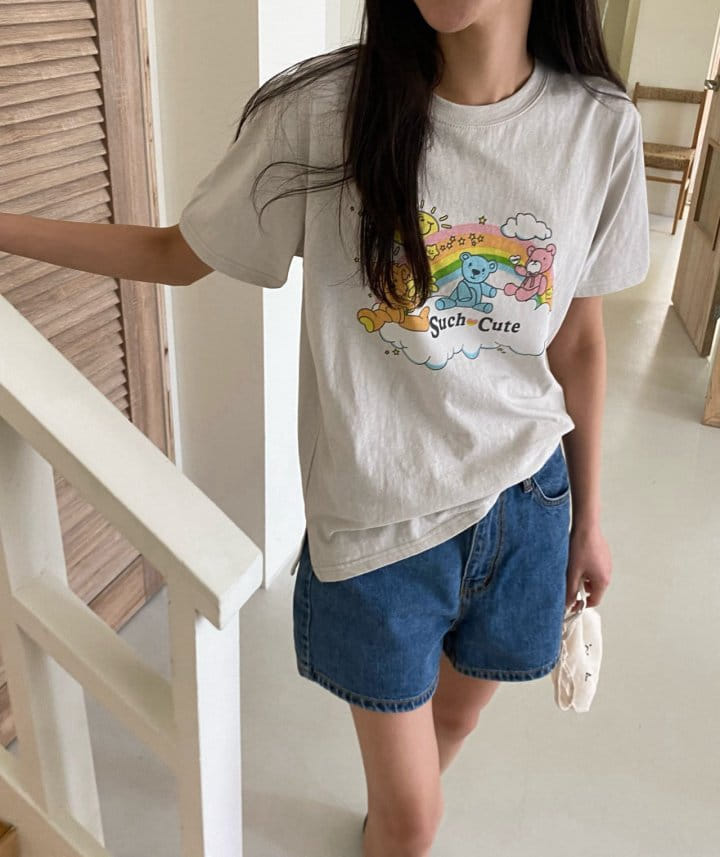 Diana - Korean Women Fashion - #womensfashion - Cute Tee - 4