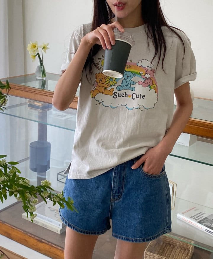 Diana - Korean Women Fashion - #momslook - Cute Tee - 8