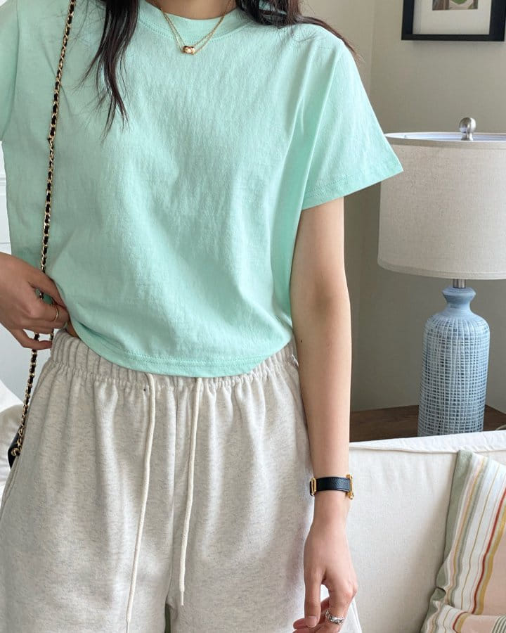 Diana - Korean Women Fashion - #momslook - Basic Crop Tee - 8