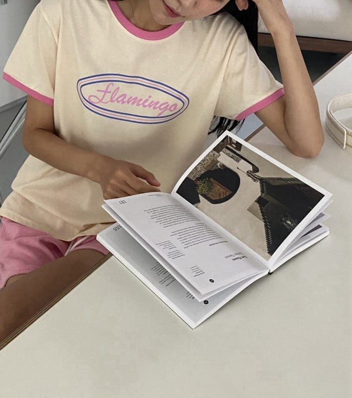 Diana - Korean Women Fashion - #momslook - Flamingo Tee - 6