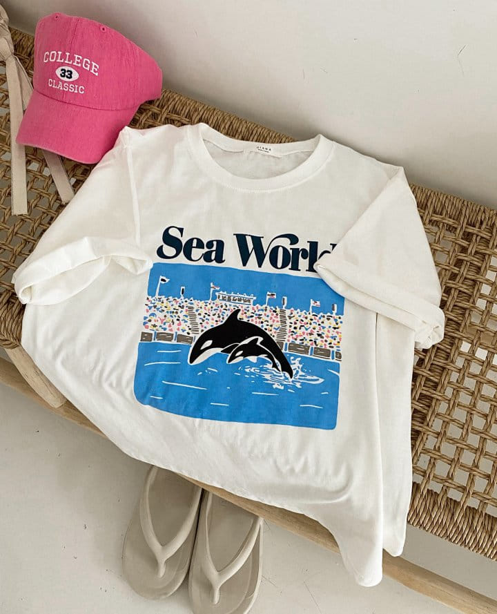 Diana - Korean Women Fashion - #pursuepretty - Sea World Tee