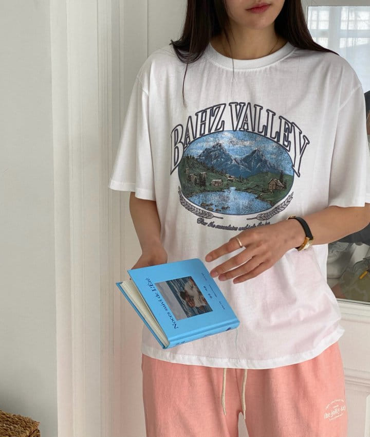 Diana - Korean Women Fashion - #romanticstyle - Valley Tee - 6