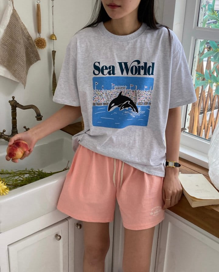 Diana - Korean Women Fashion - #thatsdarling - Sea World Tee - 5