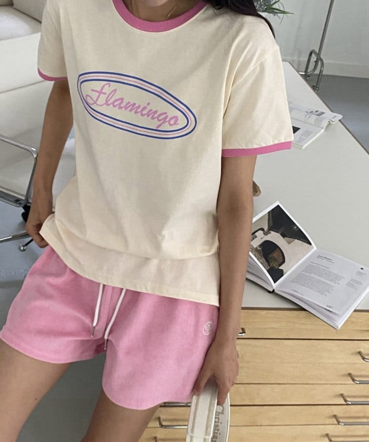 Diana - Korean Women Fashion - #womensfashion - Flamingo Tee - 7