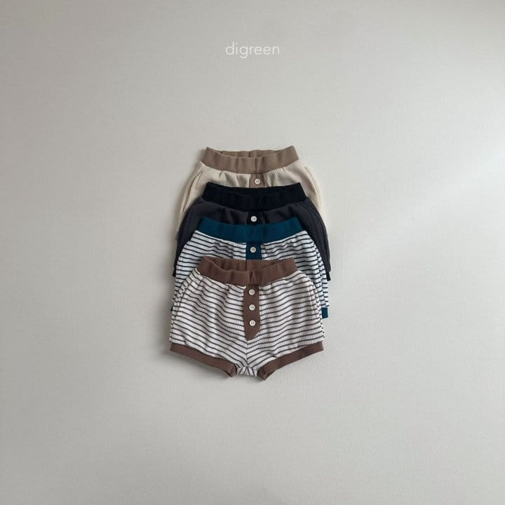 Digreen - Korean Children Fashion - #Kfashion4kids - cream, charcoal, blue green st, beige st - 8