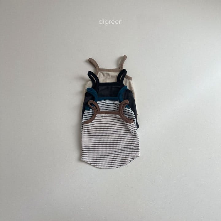 Digreen - Korean Children Fashion - #Kfashion4kids - cream, charcoal, blue green st, beige st - 7