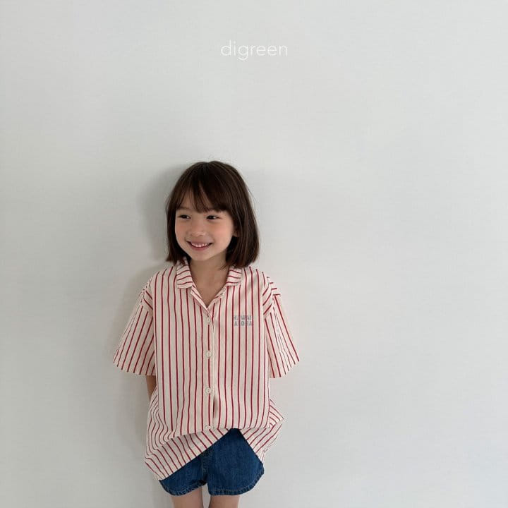 Digreen - Korean Children Fashion - #childofig - blue, red, beige