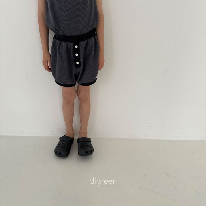 Digreen - Korean Children Fashion - #designkidswear - cream, charcoal, blue green st, beige st - 2