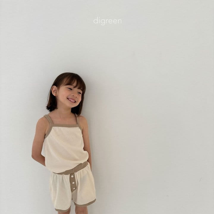 Digreen - Korean Children Fashion - #fashionkids - cream, charcoal, blue green st, beige st - 4