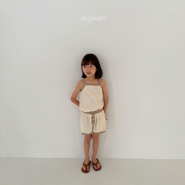 Digreen - Korean Children Fashion - #kidsstore - cream, charcoal, blue green st, beige st - 5