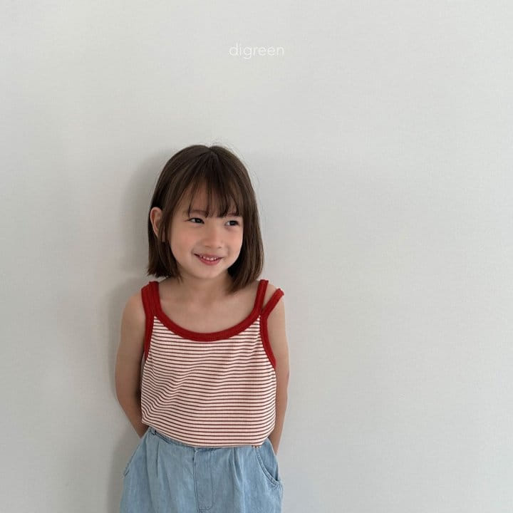 Digreen - Korean Children Fashion - #kidzfashiontrend - red, navy, beige