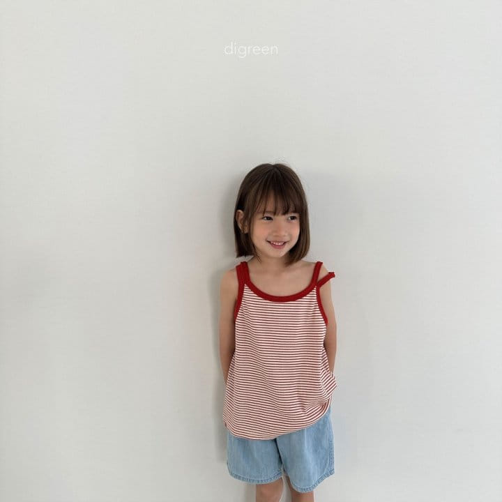 Digreen - Korean Children Fashion - #minifashionista - red, navy, beige - 5