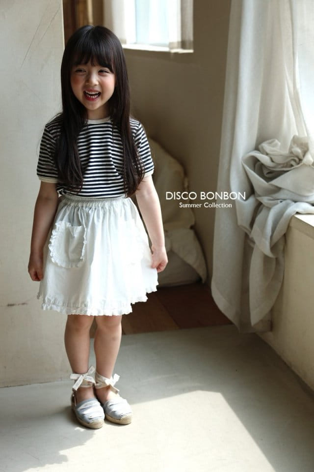 Disco Bonbon - Korean Children Fashion - #designkidswear - Momo ST Span Tee - 5