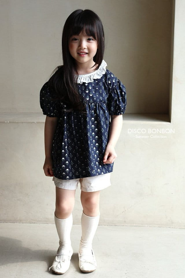 Disco Bonbon - Korean Children Fashion - #fashionkids - Flower Blouse - 3