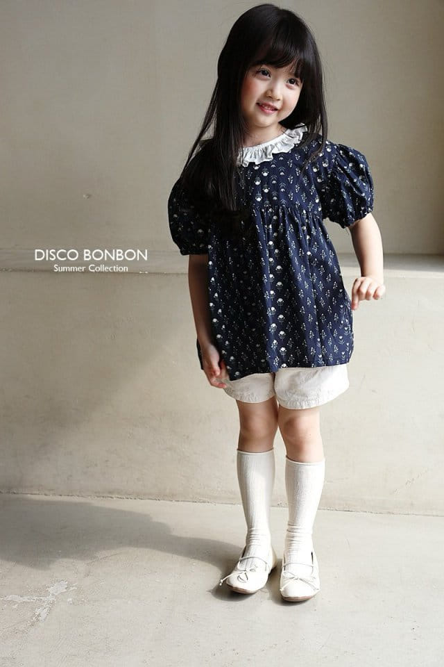 Disco Bonbon - Korean Children Fashion - #kidsstore - Flower Blouse - 5