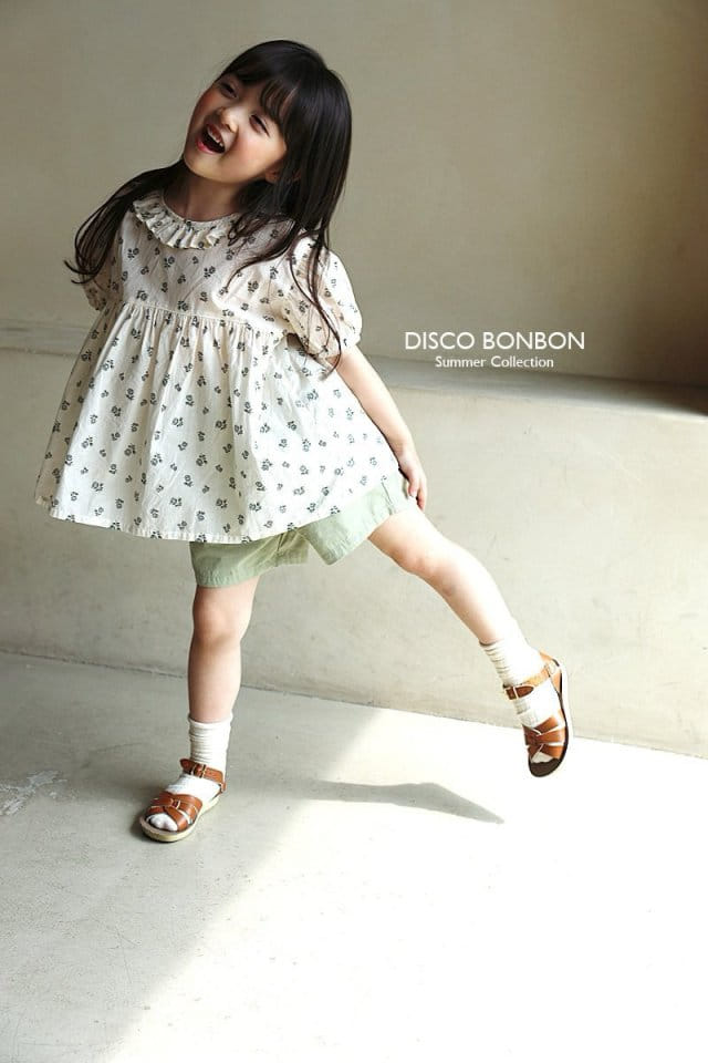 Disco Bonbon - Korean Children Fashion - #littlefashionista - Flower Blouse - 8