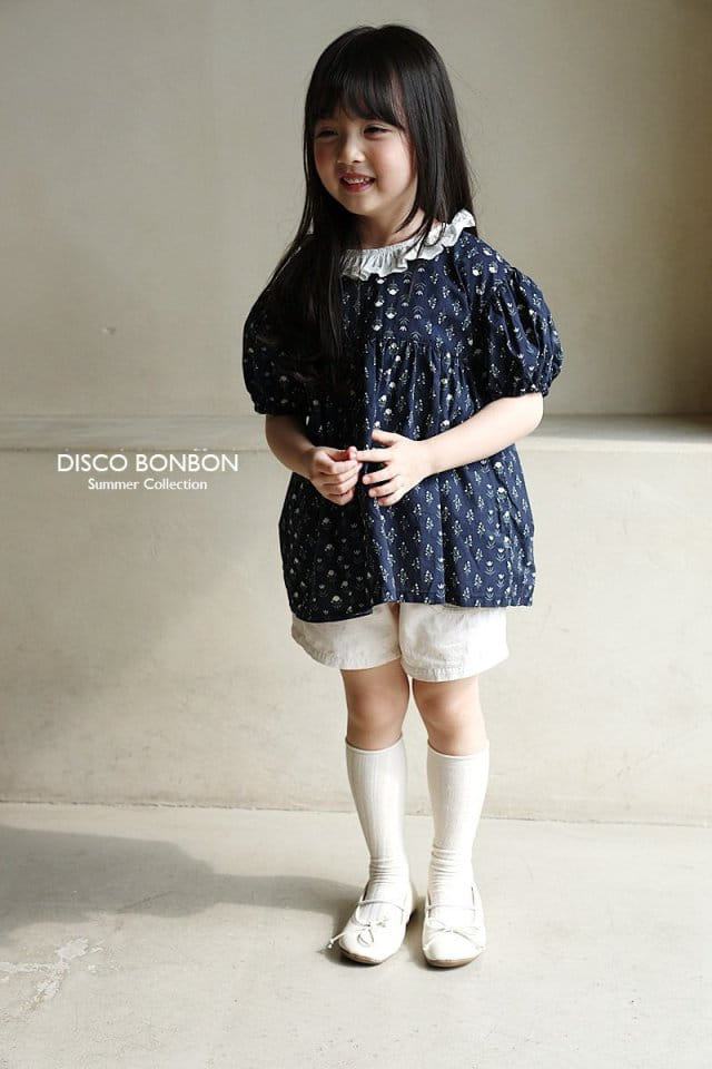 Disco Bonbon - Korean Children Fashion - #magicofchildhood - Flower Blouse - 9