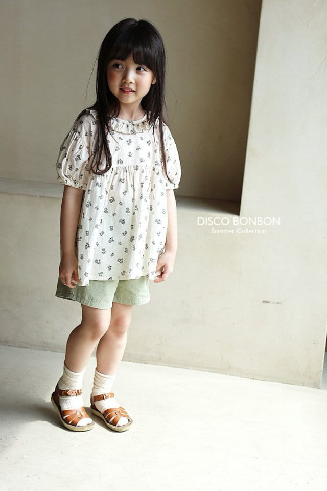 Disco Bonbon - Korean Children Fashion - #minifashionista - Flower Blouse - 10