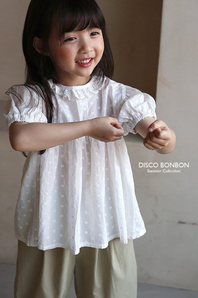 Disco Bonbon - Korean Children Fashion - #todddlerfashion - One Flower Blouse - 10