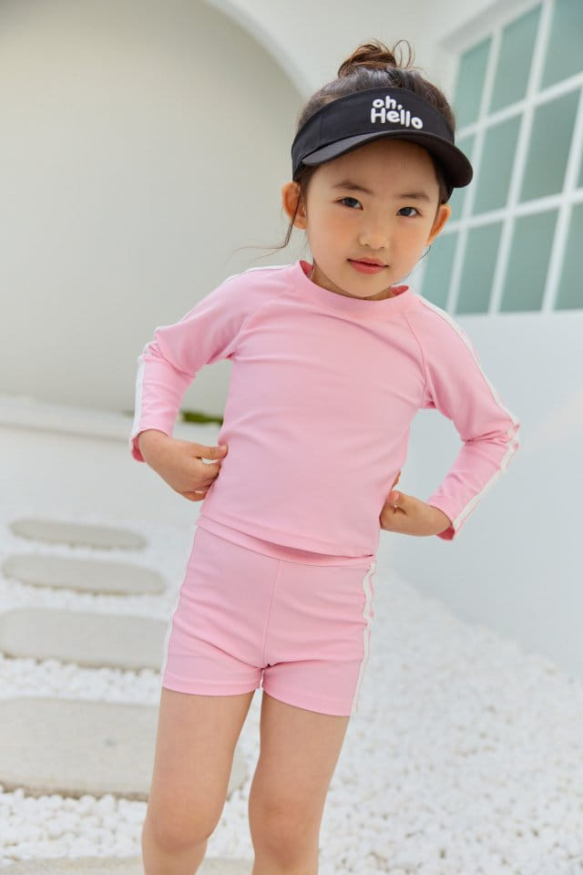 Dore Dore - Korean Children Fashion - #Kfashion4kids - Two Line Rash Gugard - 11