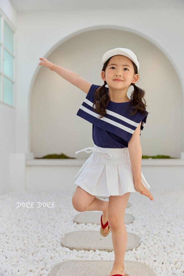 Dore Dore - Korean Children Fashion - #Kfashion4kids - Sailor Sleeveless Tee - 9