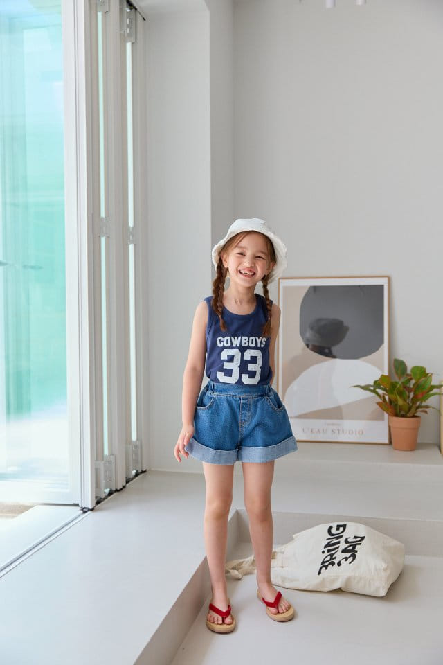 Dore Dore - Korean Children Fashion - #Kfashion4kids - Rise Roll Up Shorts - 8