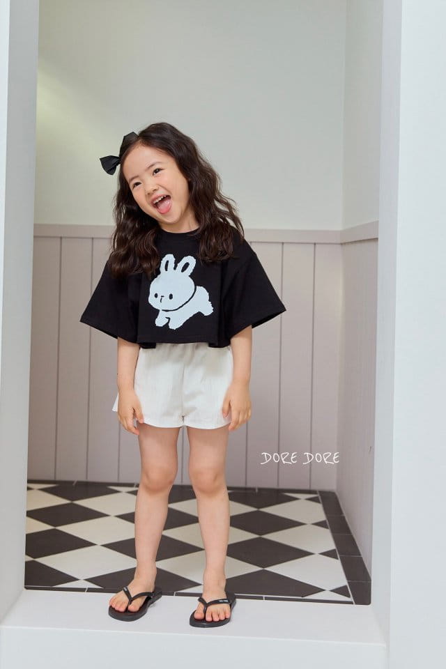 Dore Dore - Korean Children Fashion - #childofig - Ton Ton Rabbit Crop Tee - 10