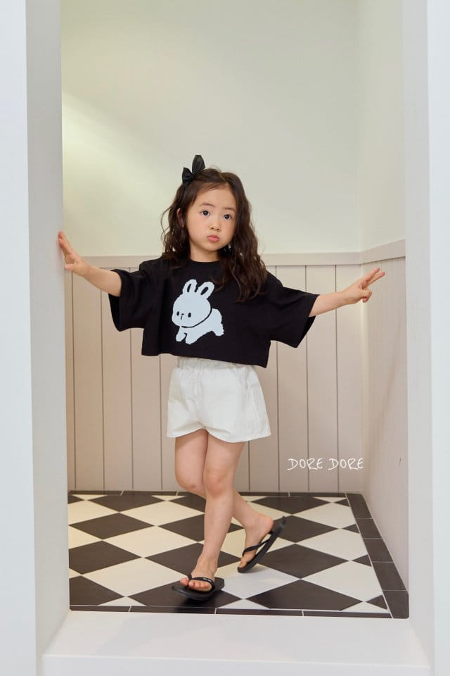 Dore Dore - Korean Children Fashion - #childofig - Ton Ton Rabbit Crop Tee - 9